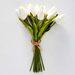 White Tulip Bunch