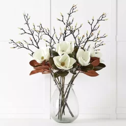 Magnolia Flower 9 Magnolia Flower -Fashion Home Decor Store 1117259553 B